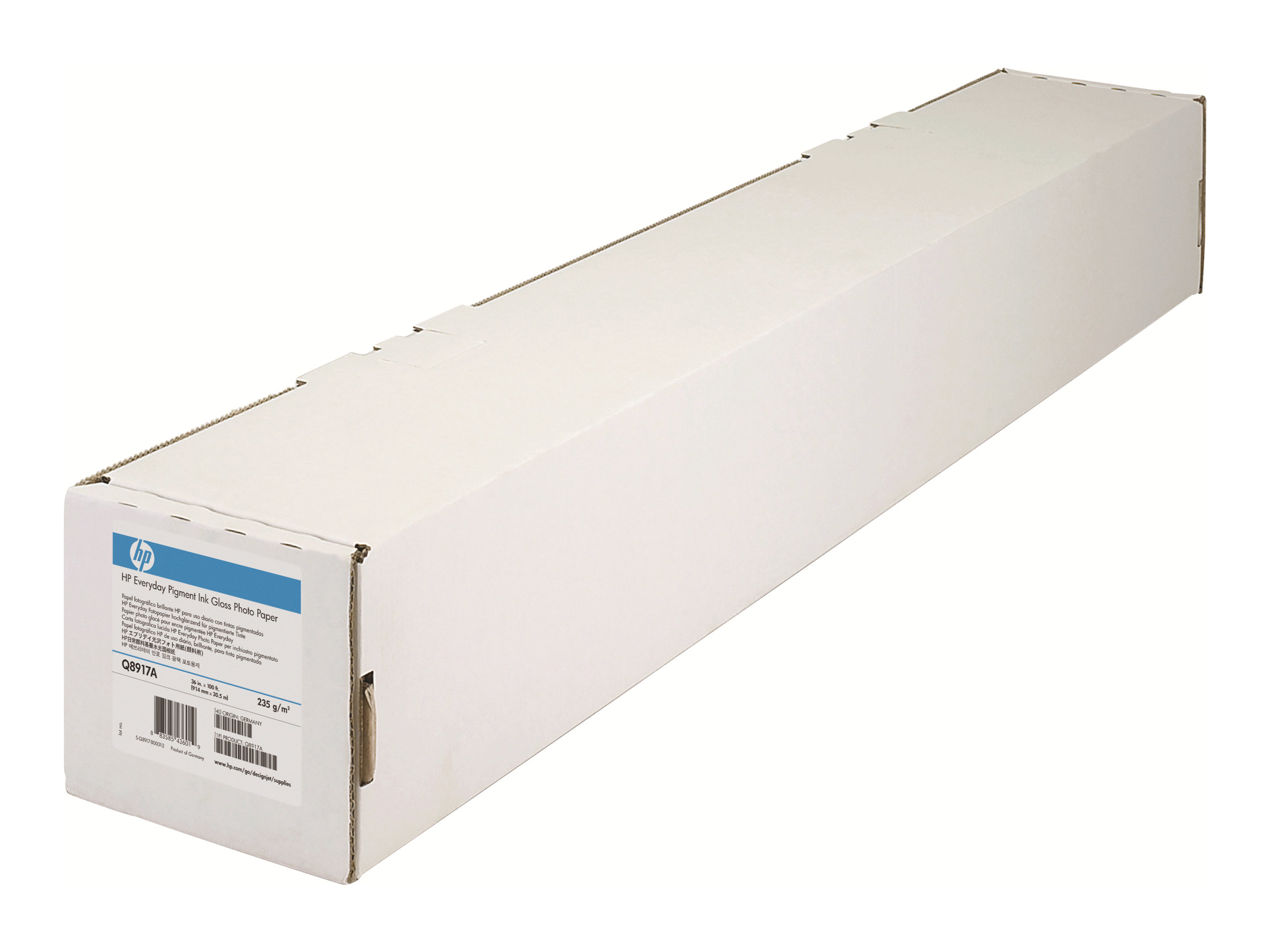 HP Everyday - Glänzend - 235 Mikron - Rolle (91,4 cm x 30,5 m)235 g/m² - 1 Rolle(n) Pigmenttuschen-Fotopapier - für DesignJet 5000 - 5500 - Z2100 - Z3100 - Z3200 - Z5200 - Z6100 - Z6200