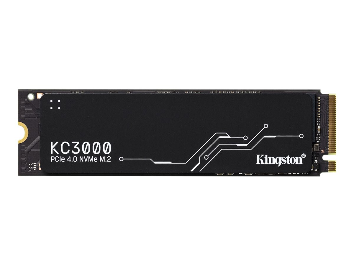 Kingston KC3000 - SSD - 512 GB - intern - M.2 2280 - PCIe 4.0 (NVMe)für Intel Next Unit of Computing 12 Pro Kit - NUC12WSKi5