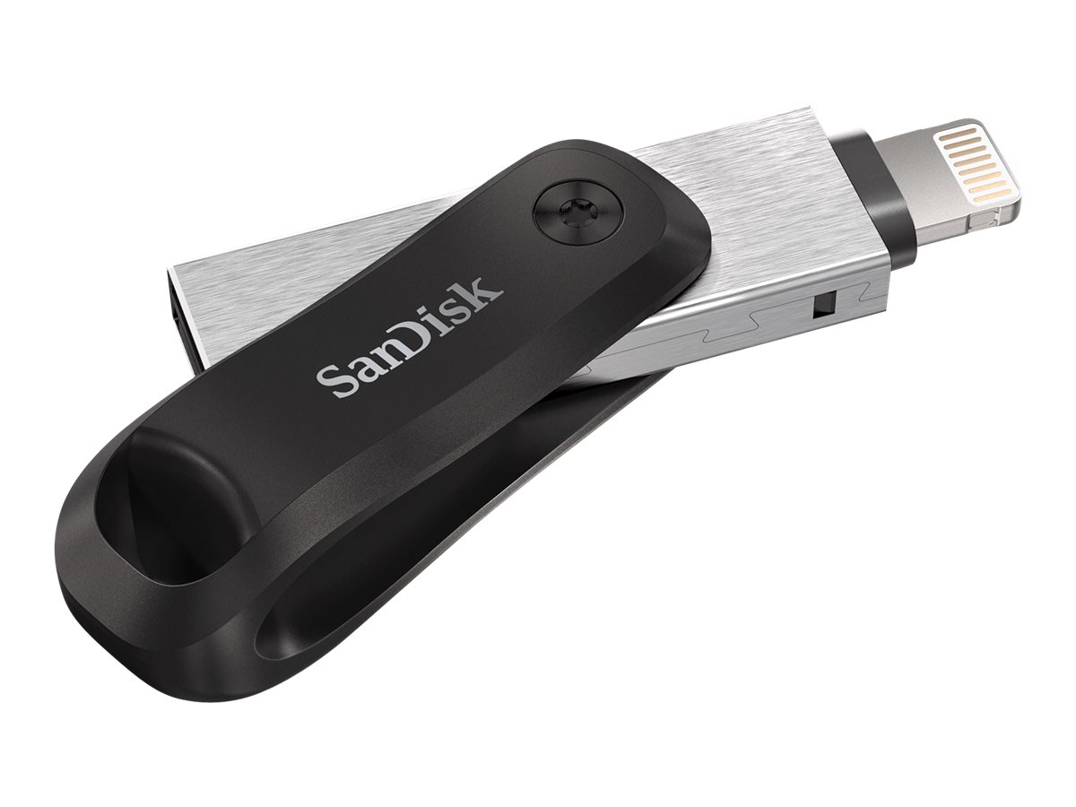 SanDisk iXpand Go - USB-Flash-Laufwerk - 64 GB - USB 3.0 / Lightning - für Apple iPad/iPhone (Lightning)3.0