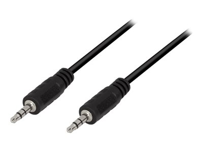 LogiLink Audiokabel - mini-phone stereo 3.5mm männlich zu mini-phone stereo 3.5 mm männlich - 10 m - Schwarz