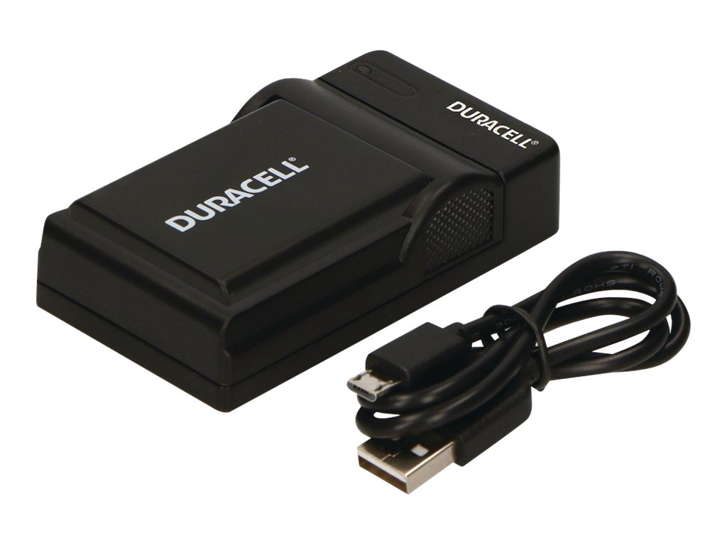 Duracell USB-Batterieladegerät - Schwarzfür Nikon D3200 - D5100 - D5200 - D5300 - D5500 - D5600 - Df; Coolpix P7000 - P7100 - P7700 - P7800