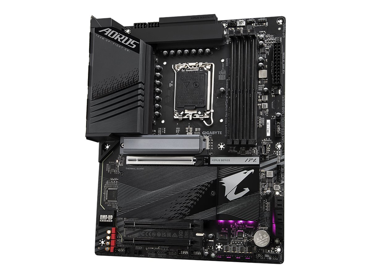 Gigabyte Z790 AORUS ELITE AX Motherboard - Unterstützt Intel Core 14. Generation CPUs, 16*+2+1 Phasen Digital VRM, bis zu 7600MHz DDR5 (OC), 4xPCIe 4.0 M.2, Wi-Fi 6E, 2.5GbE LAN, USB 3.2 Gen 2x2, Inte