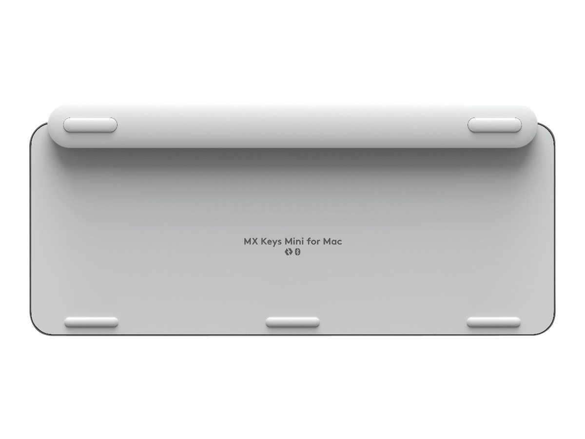 Logitech MX Keys Mini for Mac - Tastatur - hinterleuchtetkabellos - Bluetooth - QWERTZ - Deutsch - Pale Gray