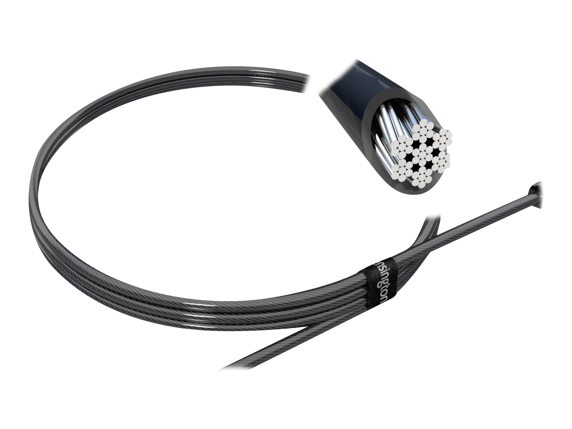 Kensington MicroSaver 2.0 Keyed Laptop LockSicherheitskabel - Silber - 1.83 m
