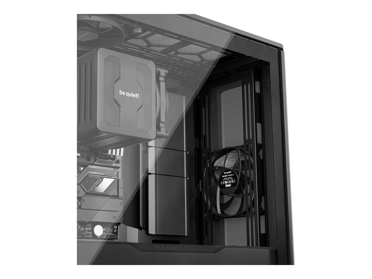 Be Quiet! Dark Base 701 - Midi-Tower - E-ATX - Seitenteil mit Fenster (gehärtetes Glas)keine Spannungsversorgung (ATX / PS/2) - Schwarz - USB/Audio