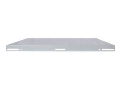 Intellinet 19" Fixed Shelf, 1U, 345mm Depth, Max 100kg, Grey - Rack - Regal - Grau, RAL 7035 - 1U - 48.3 cm (19")19" Fachboden zur Festmontage - 1 HE - 345 mm Tiefe - grau