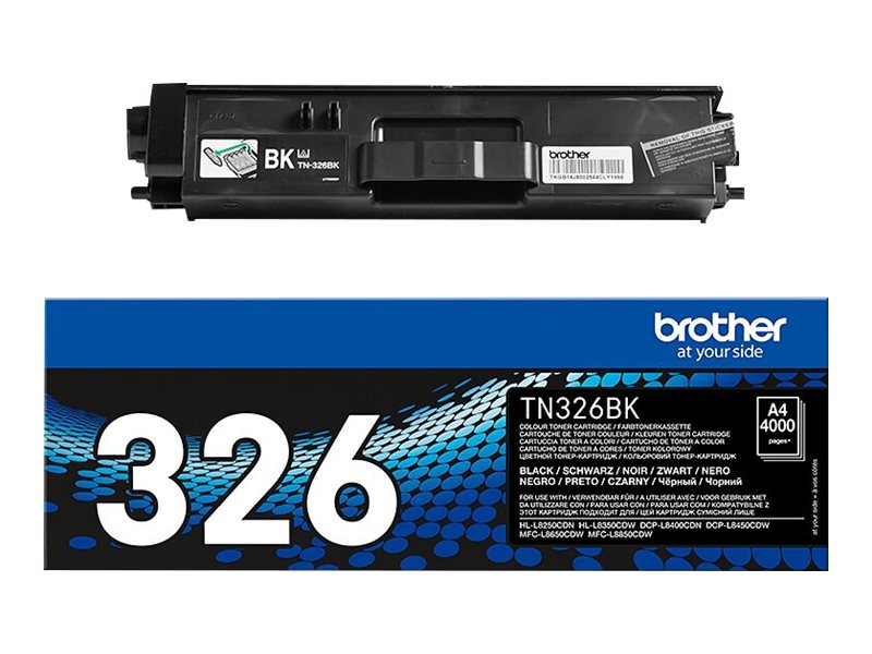 Brother TN326BK - Schwarz - original - Tonerpatronefür Brother DCP-L8400CDN - DCP-L8450CDW - MFC-L8650CDW