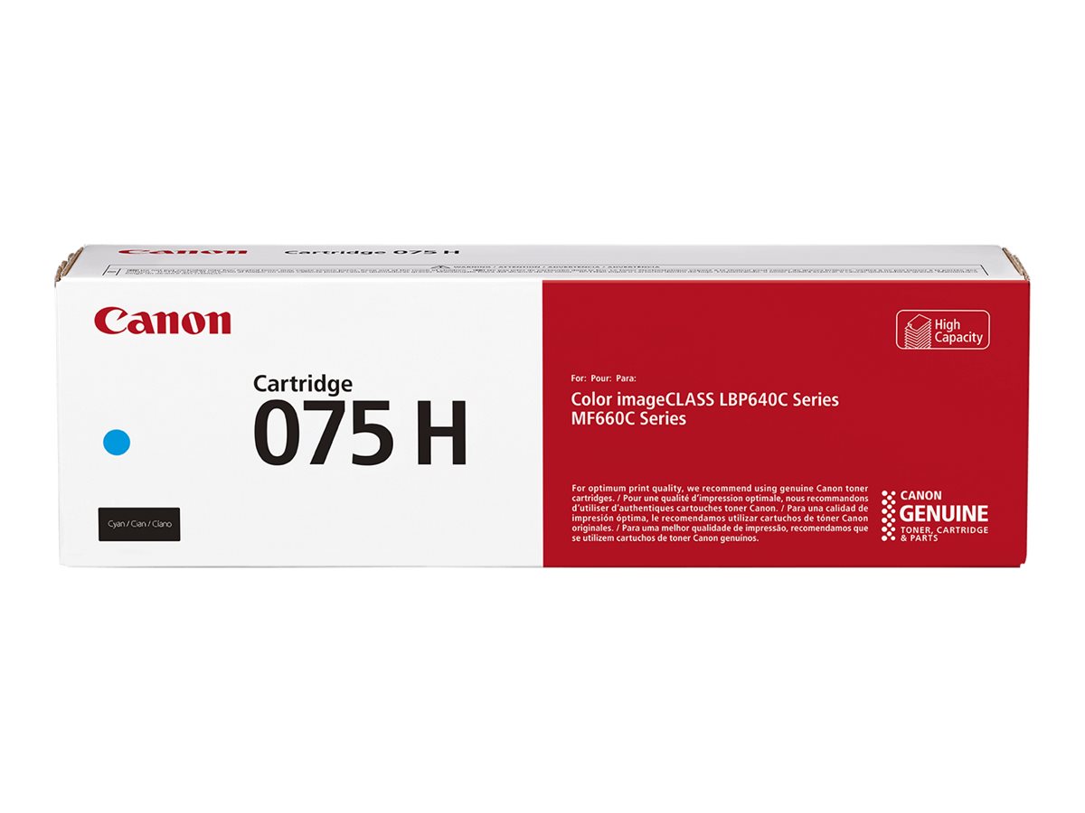 Canon 075 H - Mit hoher Kapazität - Cyan - originalBox - Tonerpatrone - für imageCLASS LBP646Cdw - LBP647Cdw - MF662Cdw - MF663Cdw - MF665Cdw