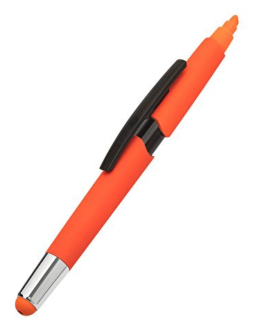 WEDO Touch Pen 3-in-1 NEON, Universal, Universal, Gemischte Farben, 130 mm, 175 mm, 290 mmTouch-Pens mit Kugelschreiber und Textmarker