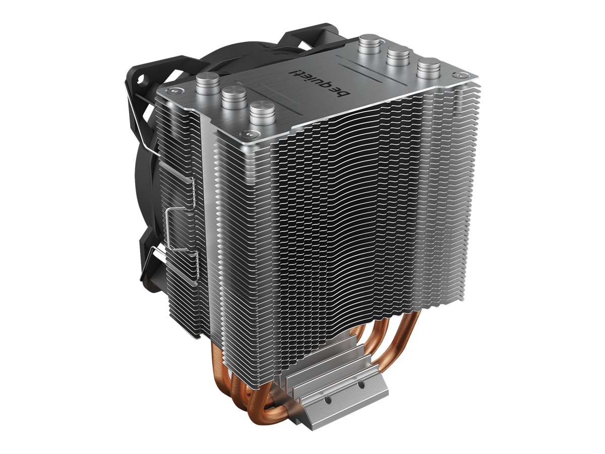 Be Quiet! Pure Rock Slim 2 - Prozessor-Luftkühler - (für: LGA1150, LGA1151, LGA1155, LGA1200, LGA1700, AM4, AM5)Aluminium mit Aluminium/Kupfer-Sockel - 92 mm - Silber