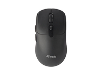 Equip Kabellose 6-Tasten-Maus mit Dual-Modus, Bluetooth + 2,4 GHz, Beidhändig, Optisch, RF Wireless + Bluetooth, 1600 DPI, SchwarzKabellose 6-Tasten-Maus mit Dual-Modus - Bluetooth + 2,4 GHz