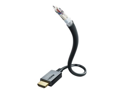 in-akustik Star - Ultra High Speed - HDMI-Kabel mit Ethernet - HDMI männlich zu HDMI männlich - 1 m - Dreifachisolierung - Schwarz - unterstützt 10K 120 Hz (10.240 x 4320)Netzwerk - 1 m