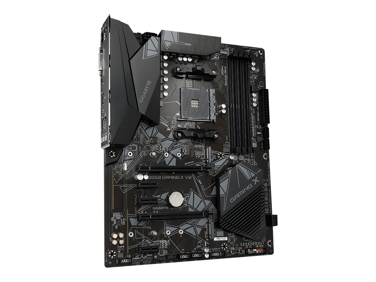 Gigabyte B550 GAMING X V2 - 1.0 - Motherboard - ATX - Socket AM4 - AMD B550 Chipsatz - USB 3.2 Gen 1, USB 3.2 Gen 2, USB-C Gen1 - Gigabit LAN - Onboard-Grafik (CPU erforderlich)HD Audio (8-Kanal)