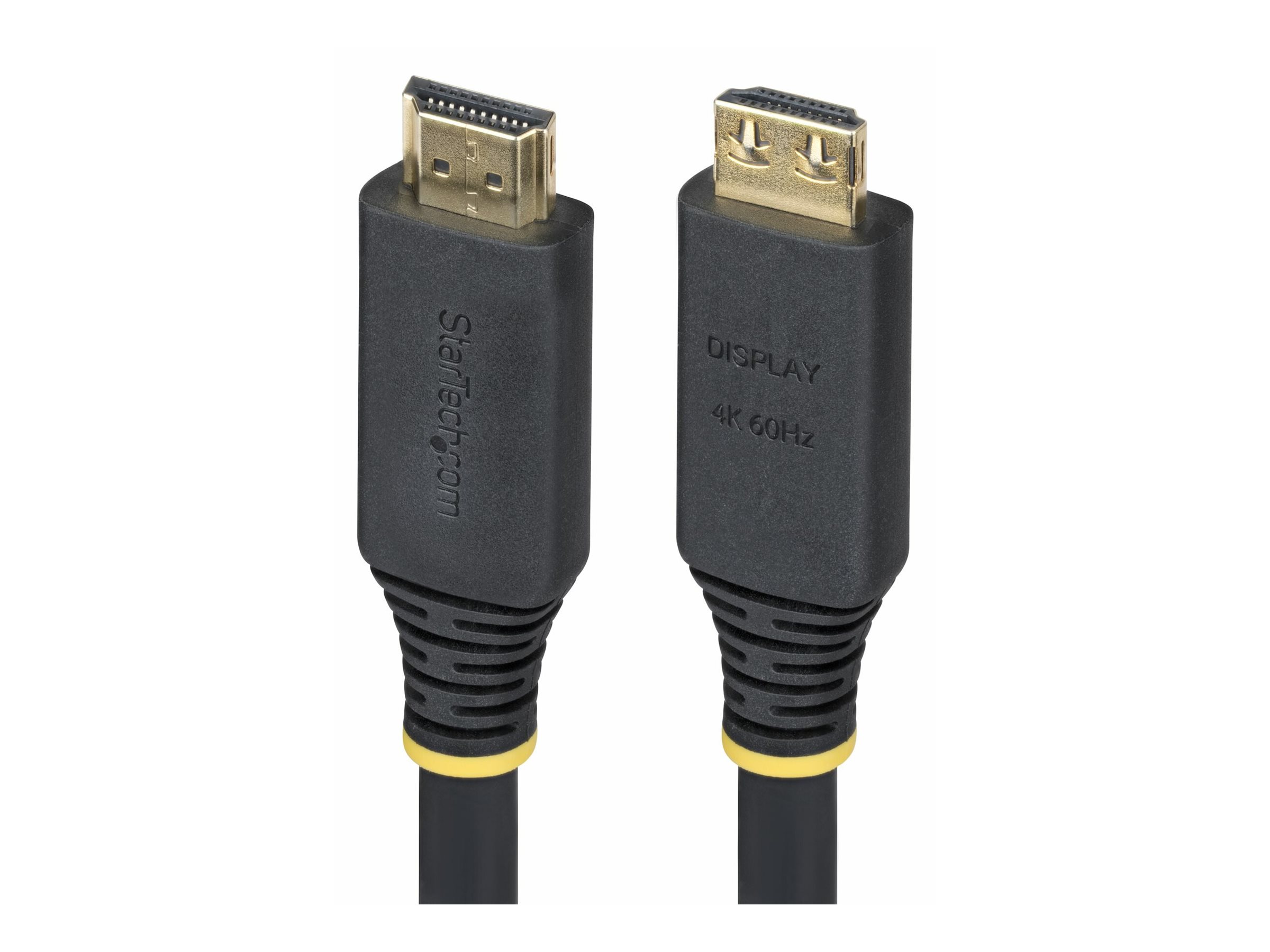 StarTech.com High Speed - HDMI-Kabel - HDMI männlich zu HDMI männlich - 10 m - abgeschirmt - Schwarz - halogenfrei, aktiv, 4K60Hz-Unterstützung, 1440p (UWQHD)Unterstützung 144Hz - 1080p Unterstützung