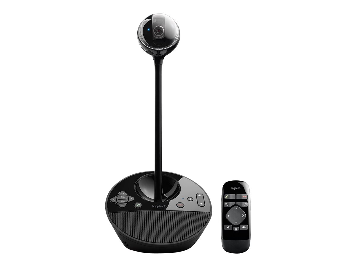 Logitech BCC950 ConferenceCam - Webcam - PTZFarbe - 1920 x 1080 - Audio - USB 2.0 - H.264
