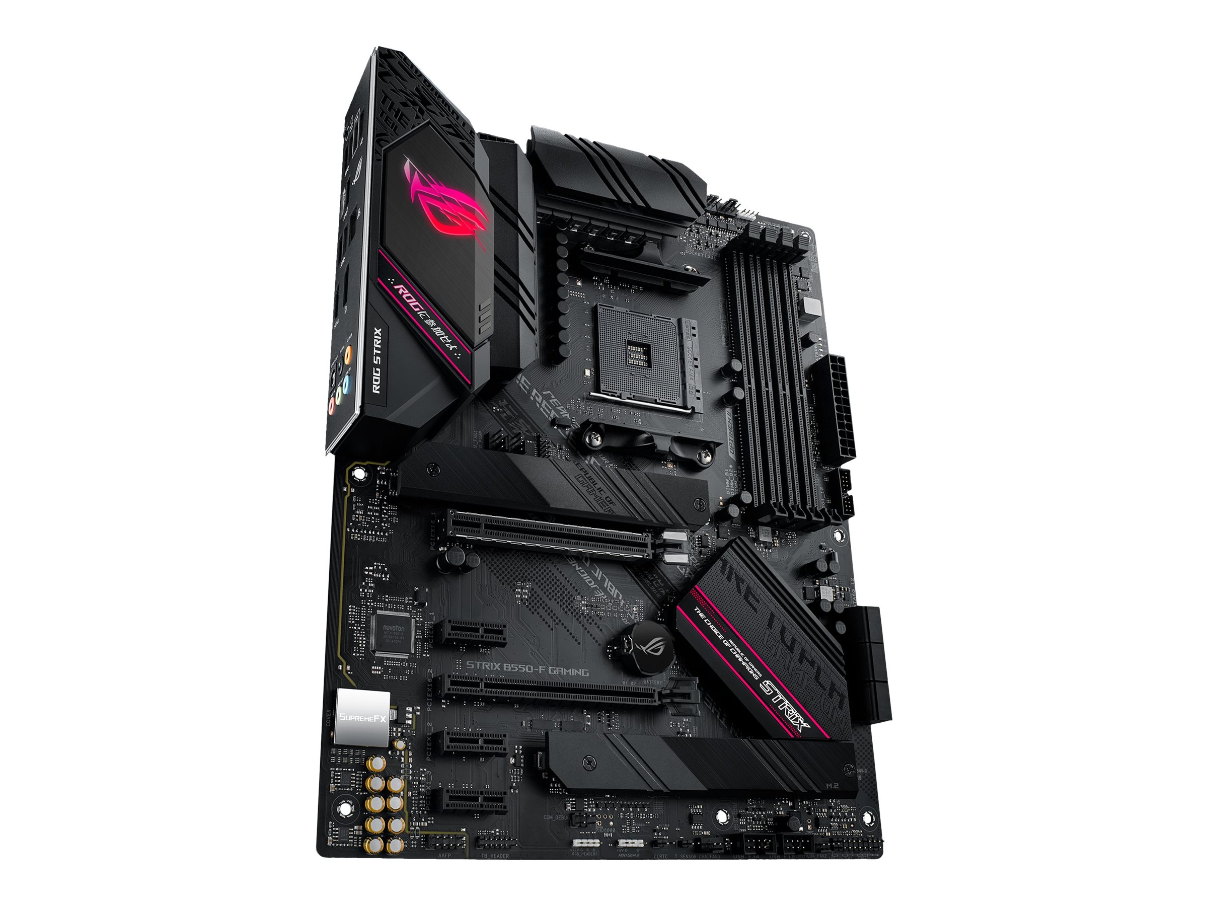 ASUS ROG STRIX B550-F GAMING - Motherboard - ATX - Socket AM4 - AMD B550 Chipsatz - USB-C Gen2, USB 3.2 Gen 1, USB 3.2 Gen 2 - 2.5 Gigabit LAN - Onboard-Grafik (CPU erforderlich)HD Audio (8-Kanal)