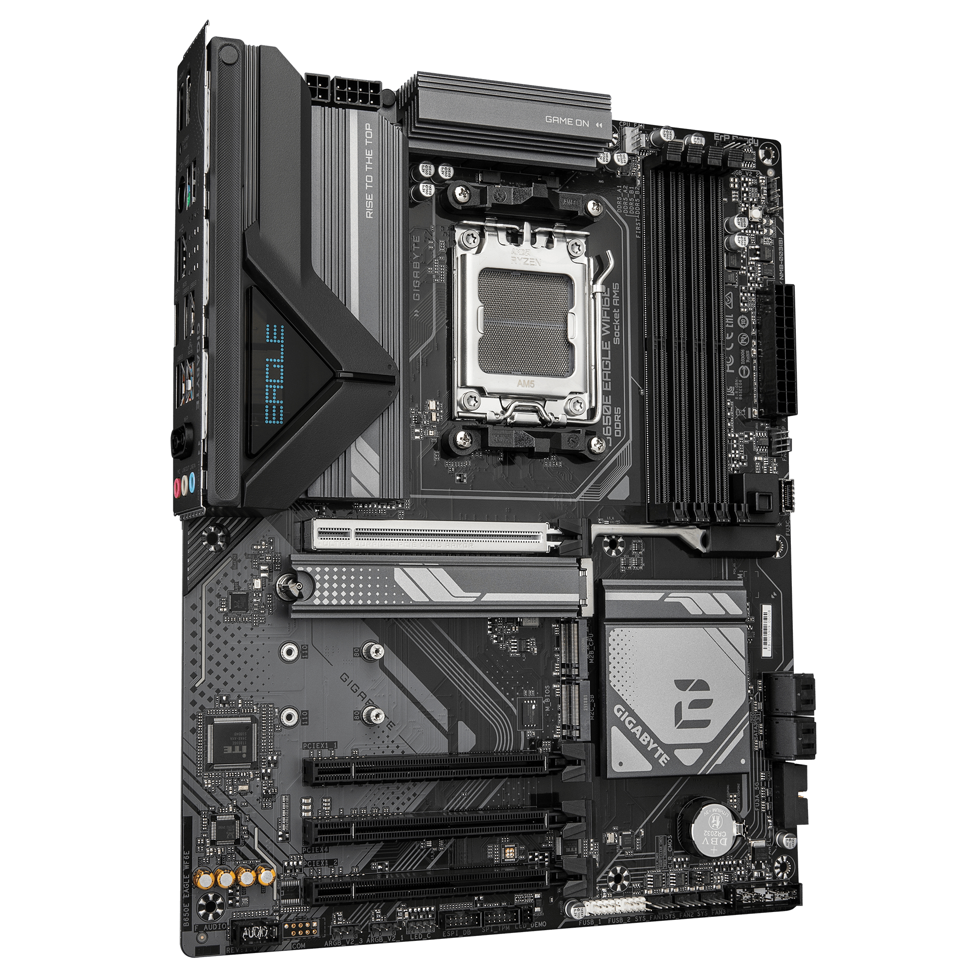 Gigabyte B650E EAGLE WIFI6E - Motherboard - ATX - Socket AM5 - AMD B650 Chipsatz - USB-C 3.2 Gen 1, USB 3.2 Gen 2, USB 3.2 Gen 1 - 2.5 Gigabit LAN, Wi-Fi 6E, Bluetooth - Onboard-Grafik (CPU erforderli