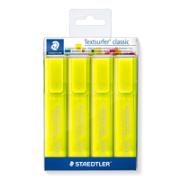 STAEDTLER 364-1P WP4, 4 Stück(e), Gelb, Meißel, GelbBürokleinmaterial