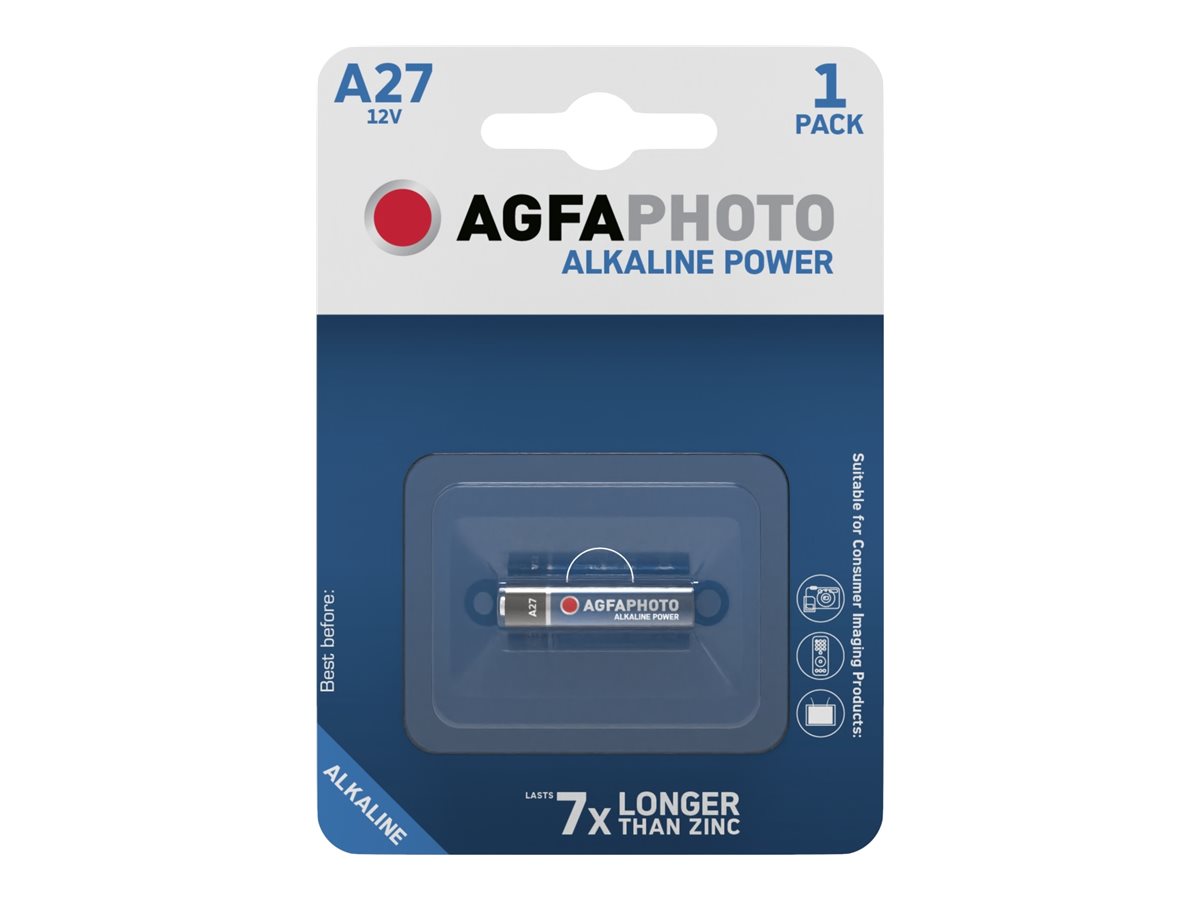 AgfaPhoto Alarm Controller - Batterie A27 / LR27A / LR27 / MN27