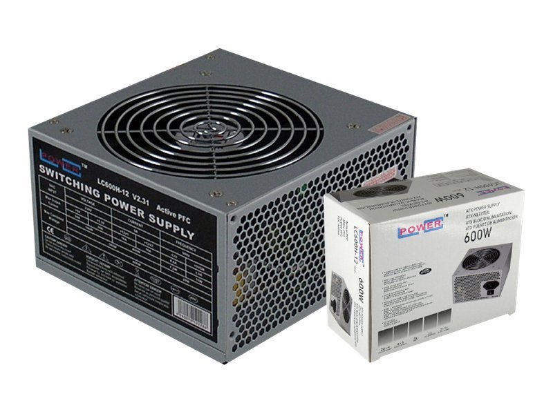 LC-Power Office LC600H-12 V2.31 - Netzteil (intern)600 Watt - aktive PFC