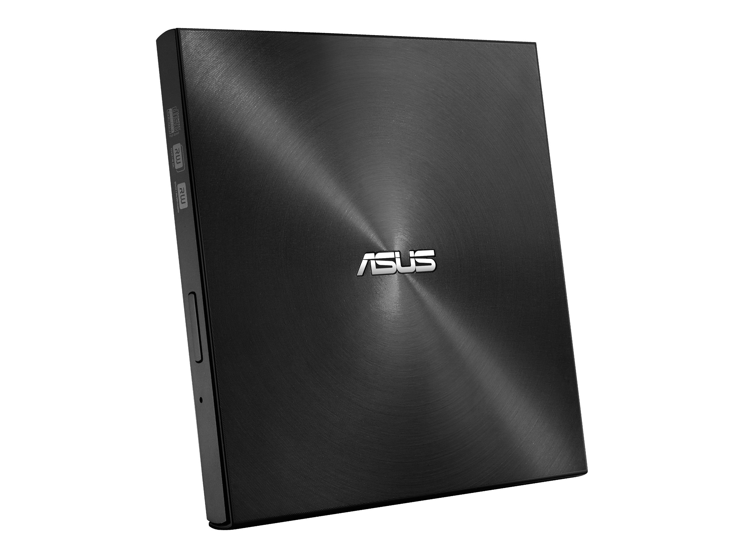 ASUS ZenDrive U9M SDRW-08U9M-U - Laufwerk - DVD±RW (±R DL)8x/8x - USB 2.0 - extern - Schwarz - für 15; ROG Strix G15; ROG Zephyrus Duo 15; ROG Zephyrus G14; TUF505; ZenBook 13