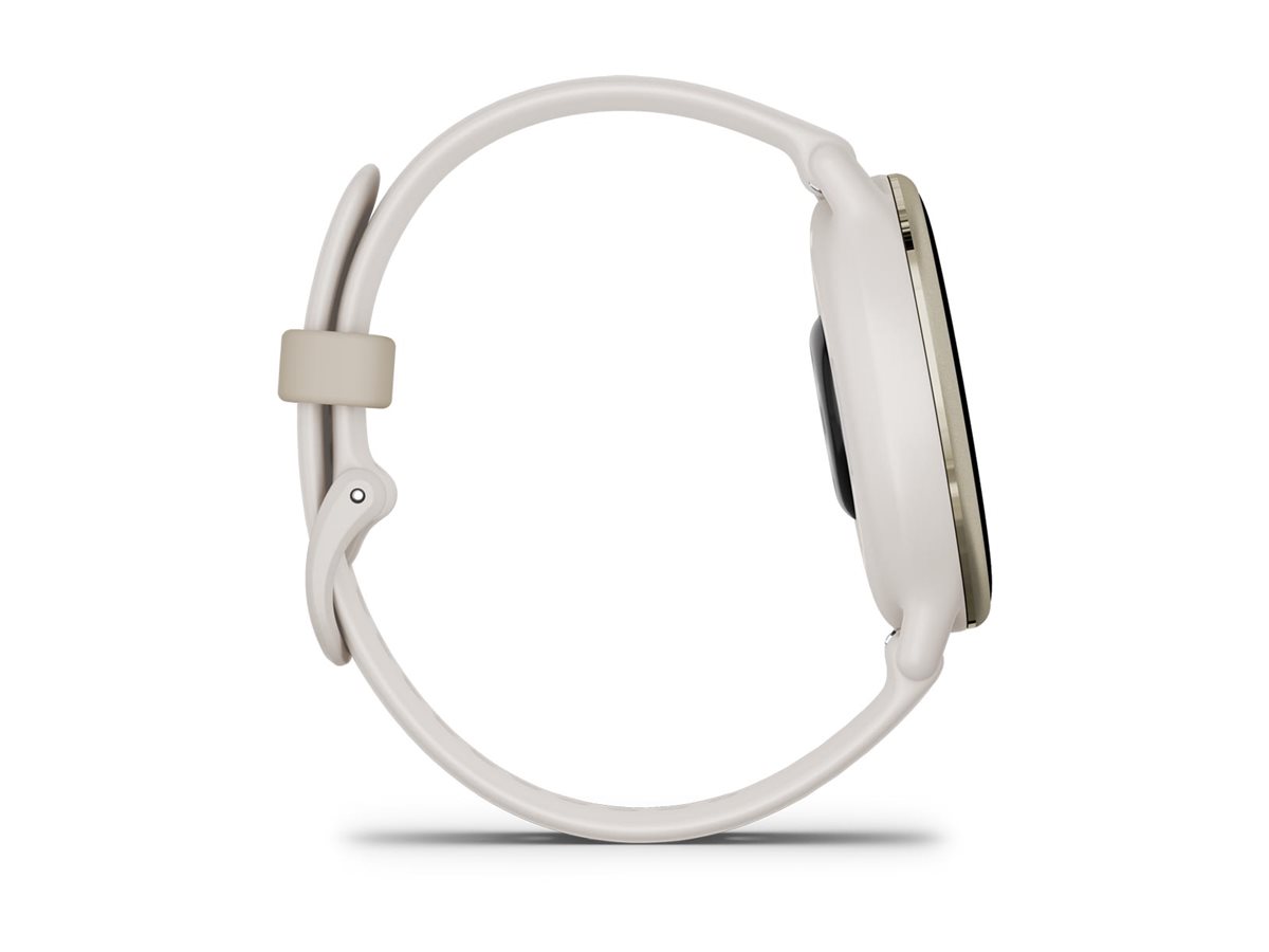 Garmin vívoactive 5 - Ivory - intelligente Uhr mit Band - Silikon - Handgelenkgröße: 125-190 mm - Anzeige 3.04 cm (1.2")4 GB - Bluetooth - ANT+ - Wi-Fi - 26 g