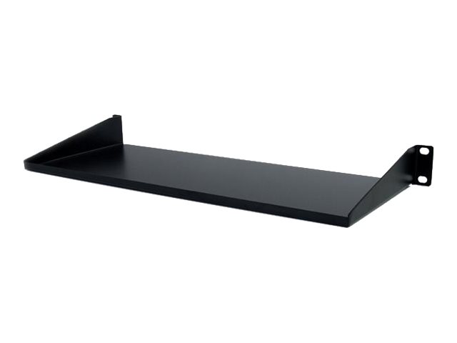 StarTech.com 1U Server Rack Cabinet Shelf, 7in Deep Fixed Cantilever Tray, Rackmount Shelf for 19" AV/Data/Network Equipment Enclosure with Cage Nuts & Screws, 33lbs Weight Capacity - 1U Rack Shelf 7"