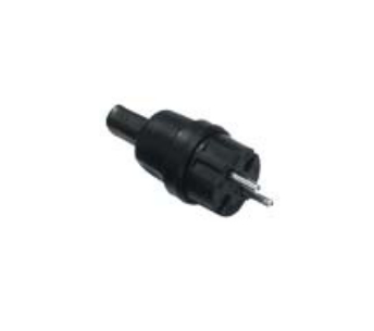 Bachmann Netzanschluss - 2-polig (S) eingerastet250 V - 16 A - Schwarz
