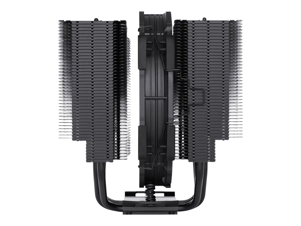 Noctua chromax NH-D15S - Prozessor-Luftkühler - (für: LGA1851, LGA1700, LGA1200, LGA1156, LGA1155, LGA1151, LGA1150, AM5, AM4, AM3+, AM3, AM2+, AM2, FM2+, FM2, FM1)Kupfer-Bodenplatte und vernickelte A