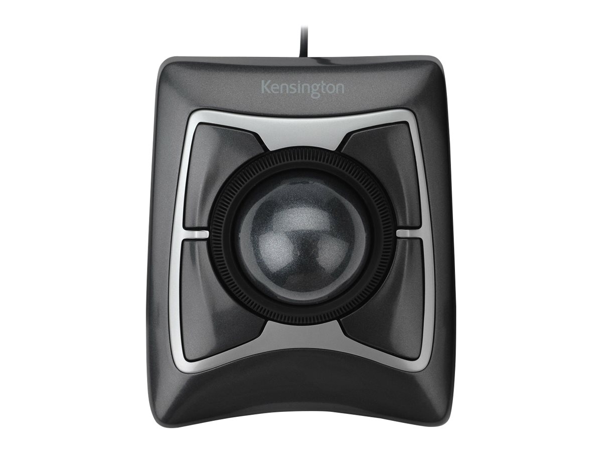 Kensington Expert Mouse - Trackball - rechts-und linkshändig - optisch - 4 Tasten - kabelgebunden - USB - Schwarz
