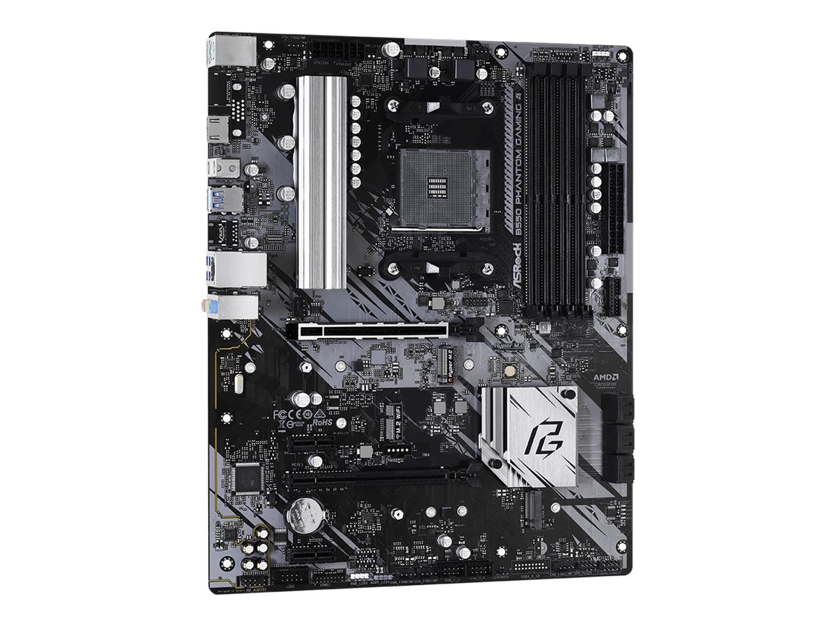 ASRock B550 Phantom Gaming 4 - Motherboard - ATX - Socket AM4 - AMD B550 Chipsatz - USB 3.2 Gen 1 - Gigabit LAN - Onboard-Grafik (CPU erforderlich)HD Audio (8-Kanal)