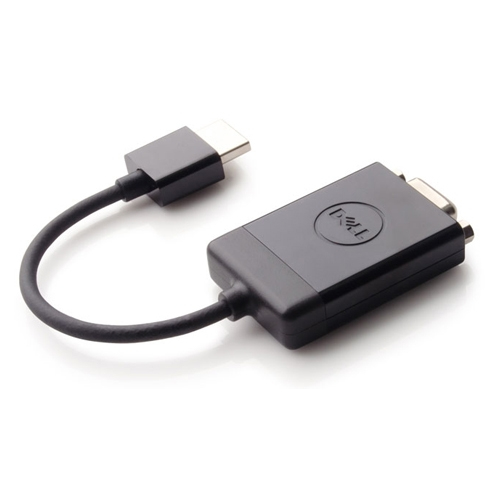 Dell  Videoadapter - HDMI männlich zu HD-15 (VGA)weiblich - für Chromebook 3120; Inspiron 17 77XX - 24 5459 - 3059 - 3263 - 5458 - 55XX - 7459; Vostro 3650
