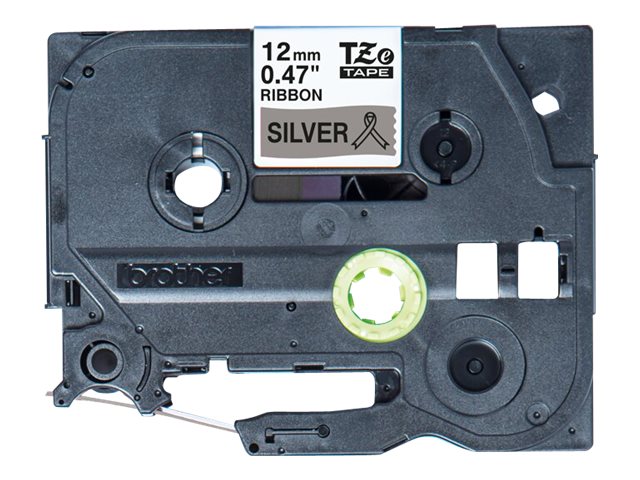Brother TZe-R931 - Seidig - Schwarz auf Silber - Rolle (1,2 cm x 4 m)1 Kassette(n) Band - für Brother PT-D210 - D600 - H110 - H200; P-Touch PT-1005 - D450 - H107; P-Touch Cube Plus PT-P710