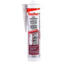 fischer 512210, 310 ml, Silikondichtungsmittel, Für die Nutzung im Innenbereich geeignet, Beige, 1 Stück(e)