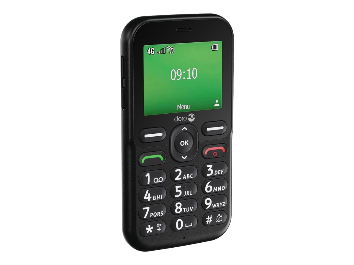 Doro Leva E10 - 4G Feature Phone - microSD slotrear camera - Schwarz
