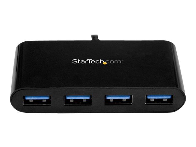 StarTech.com Startech 4 Port USB 3.0 Hub - USB-C zu 4x USB-AKompakter USB C Hub - USB Typ C Hub - USB Hub - USB Type C - Hub - 4 x SuperSpeed USB 3.0 - Desktop