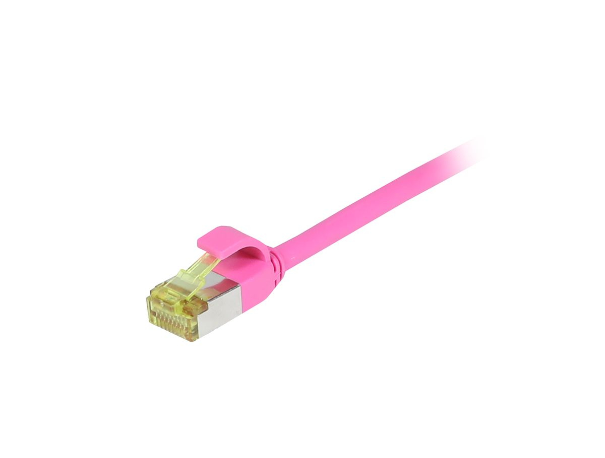 Synergy 21 S217997, 10 m, Cat6a, S/FTP (S-STP), RJ-45, RJ-45, MagentaRJ-45 - RJ-45 - Cat6a - M/M - 500MHz - S/FTP - 4.5 mm - TPE/LSZH - AWG28 - 10 m