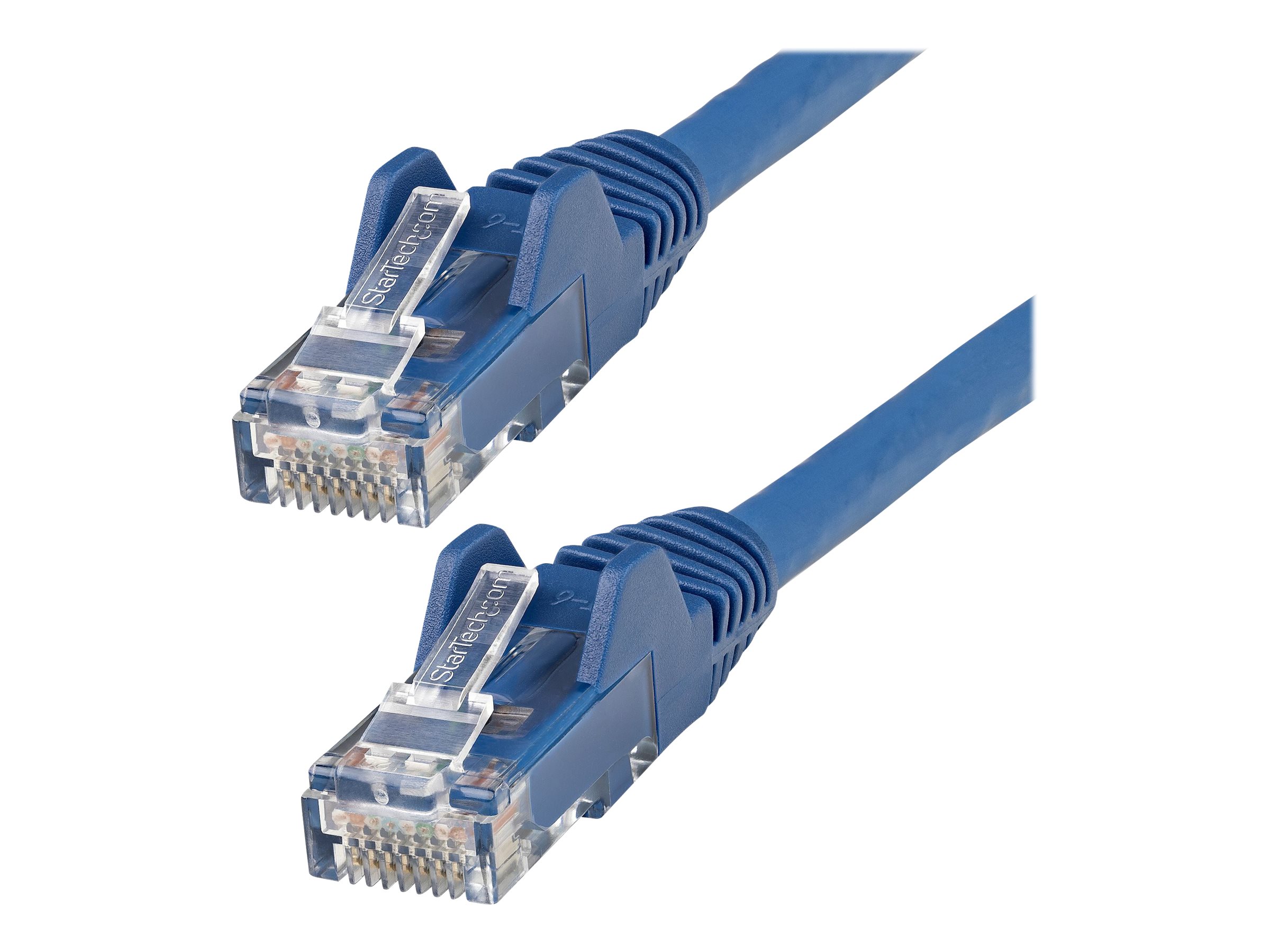 StarTech.com 2m Netzwerkkabel CAT6 - LSZH (Low Smoke Zero Halogen)10 Gigabit 650MHz 100W PoE RJ45 10GbE UTP Lan Kabel - Blau - CAT 6 - ETL Zertifizierung - 24AWG (N6LPATCH2MBL) - Patch-Kabel - RJ-45 (