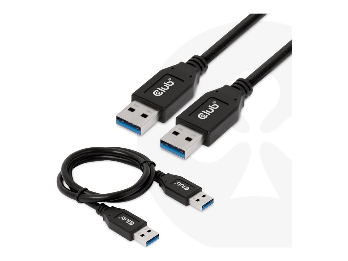 Club 3D USB Typ-A Gen2(10G) Kabel, 3A St/St 0.5mUSB 3.1 Gen 2 - 3 A - 0.5 m