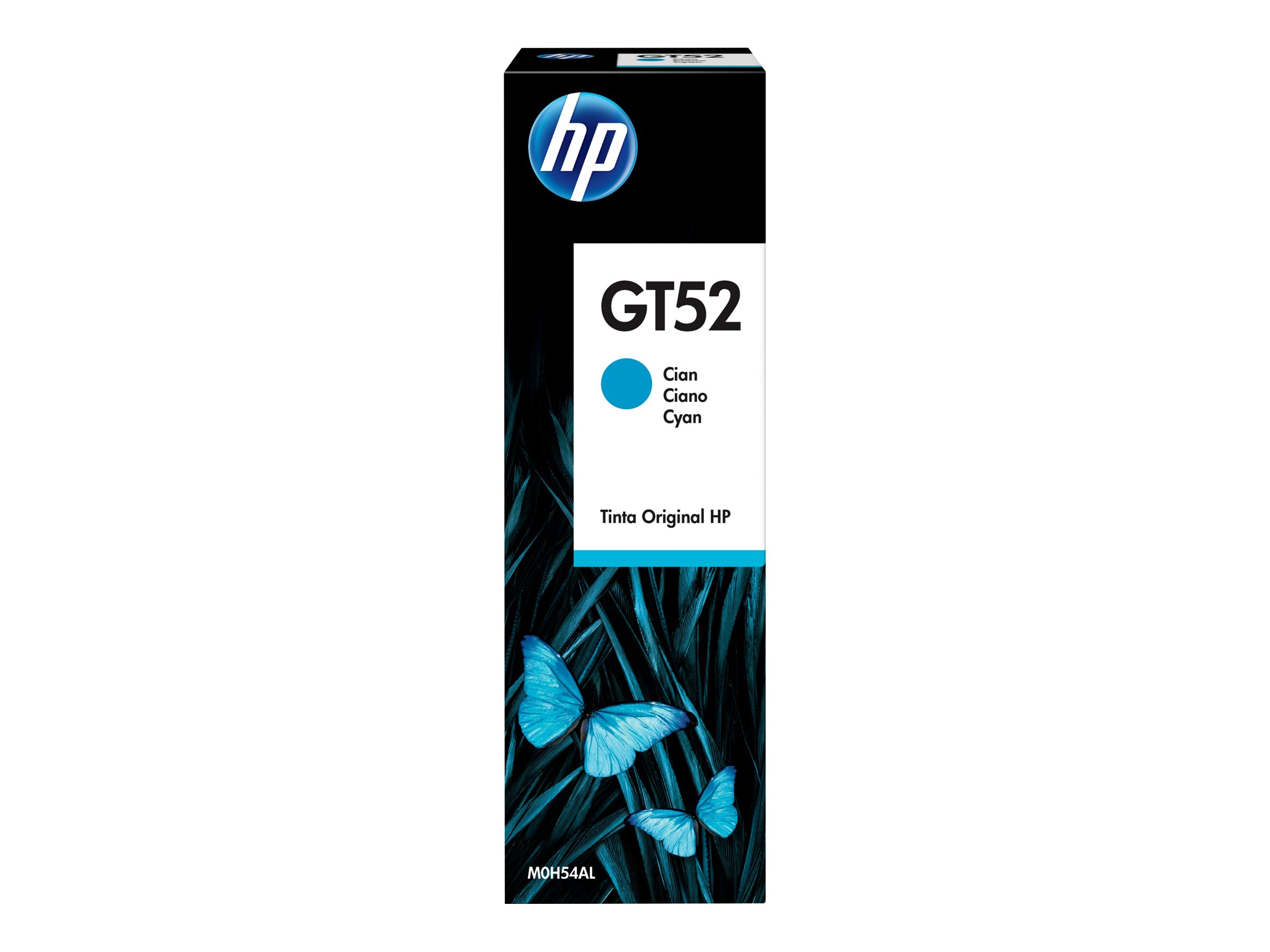 HP GT52 - Cyan - original - Nachfülltinte - fürDeskjet GT 58XX; Ink Tank 11X - 31X; Smart Tank 500 - 51X - 530 - 6001 - 615 - 70XX - 73XX - 76XX
