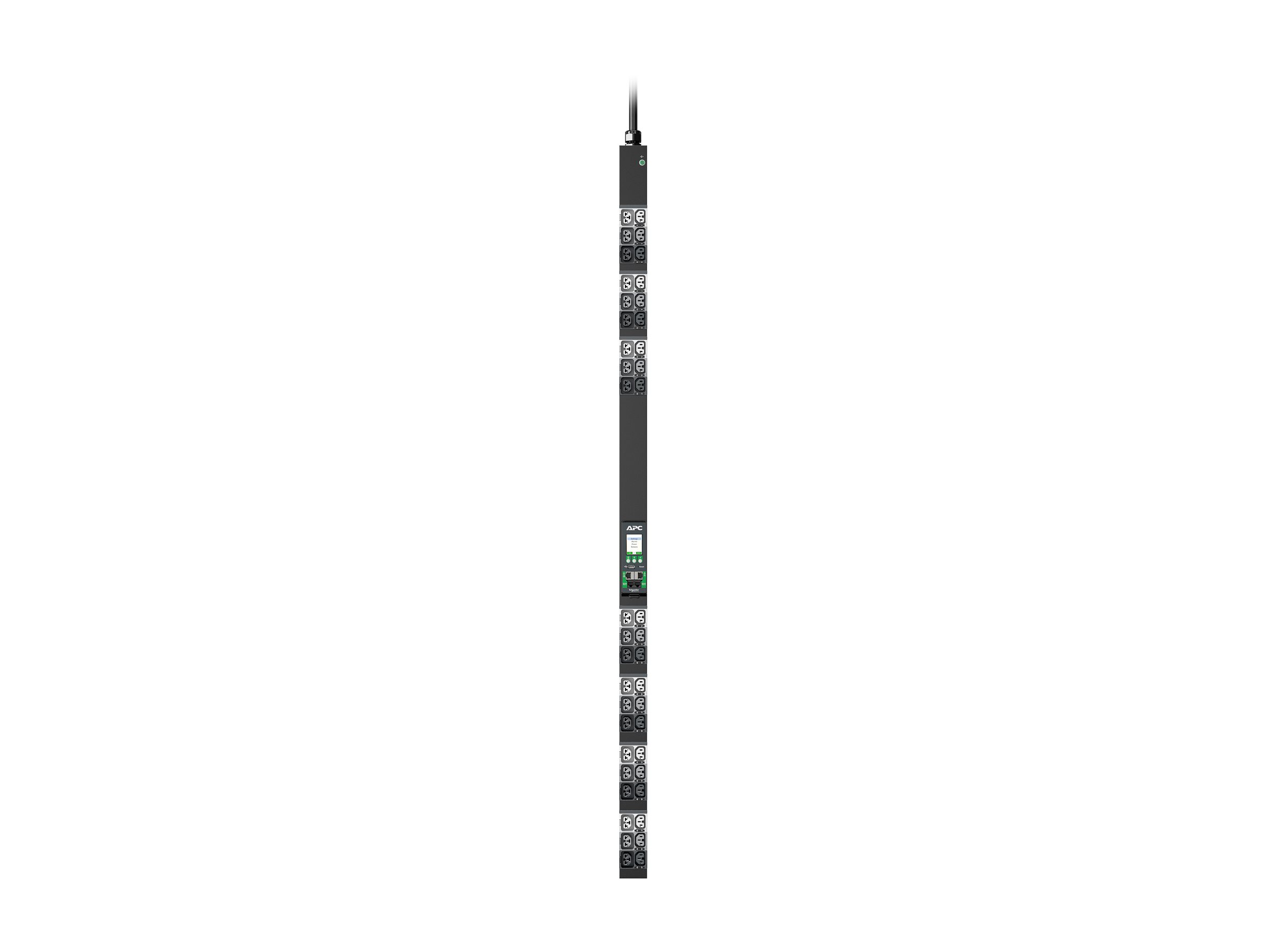 APC NetShelter Rack PDU Advanced - Stromverteilungseinheit (Rack - einbaufähig)gemessen - AC 400/415 V - 11.5 kW - 11500 VA - 3 Phasen - Ethernet 10/100/1000 - Ethernet 10/100 - Eingabe - Eingang IEC