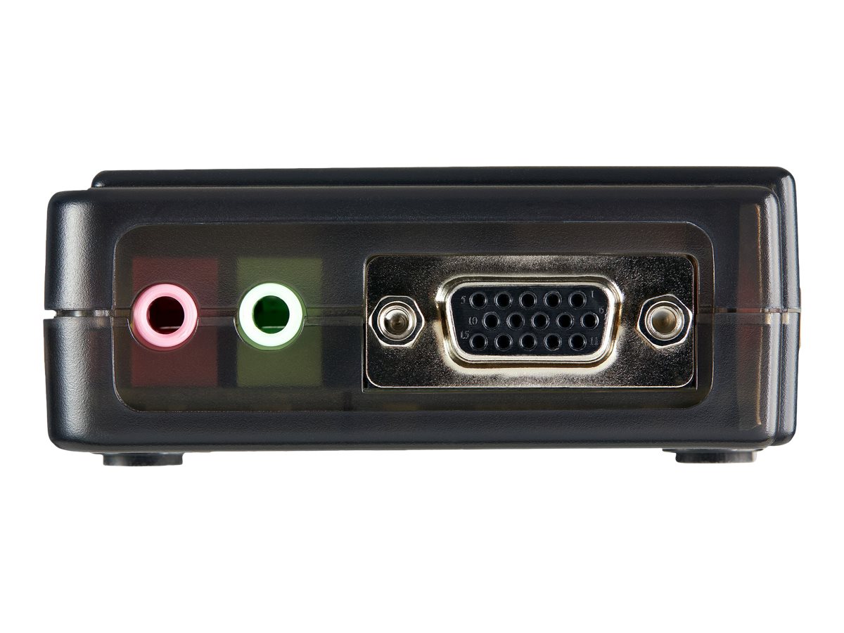 StarTech.com 4 Port VGA / USB KVM Switch inkl.Kabel und Audio - 4-fach VGA Desktop Umschalter - KVM-/Audio-Switch - 4 x KVM/Audio - 1 lokaler Benutzer - Desktop