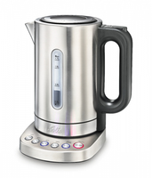 SOLIS Vario Temp Kettle, 1,7 l, 2200 W, Edelstahl, Edelstahl, Regelbare Temperatur, WasserstandsanzeigeEdelstahl