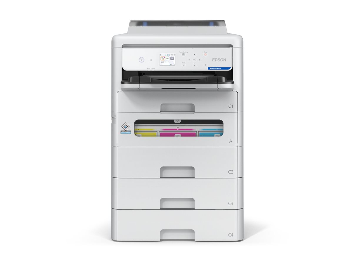 Epson WorkForce Pro EP-C800RDW - Drucker - Farbe - Duplex - Tintenstrahl - A4/Legal - 4800 x 1200 dpi - bis zu 25 Seiten/Min. (einfarbig)/bis zu 25 Seiten/Min. (Farbe) - Kapazität: 330 Blätter - USB 2