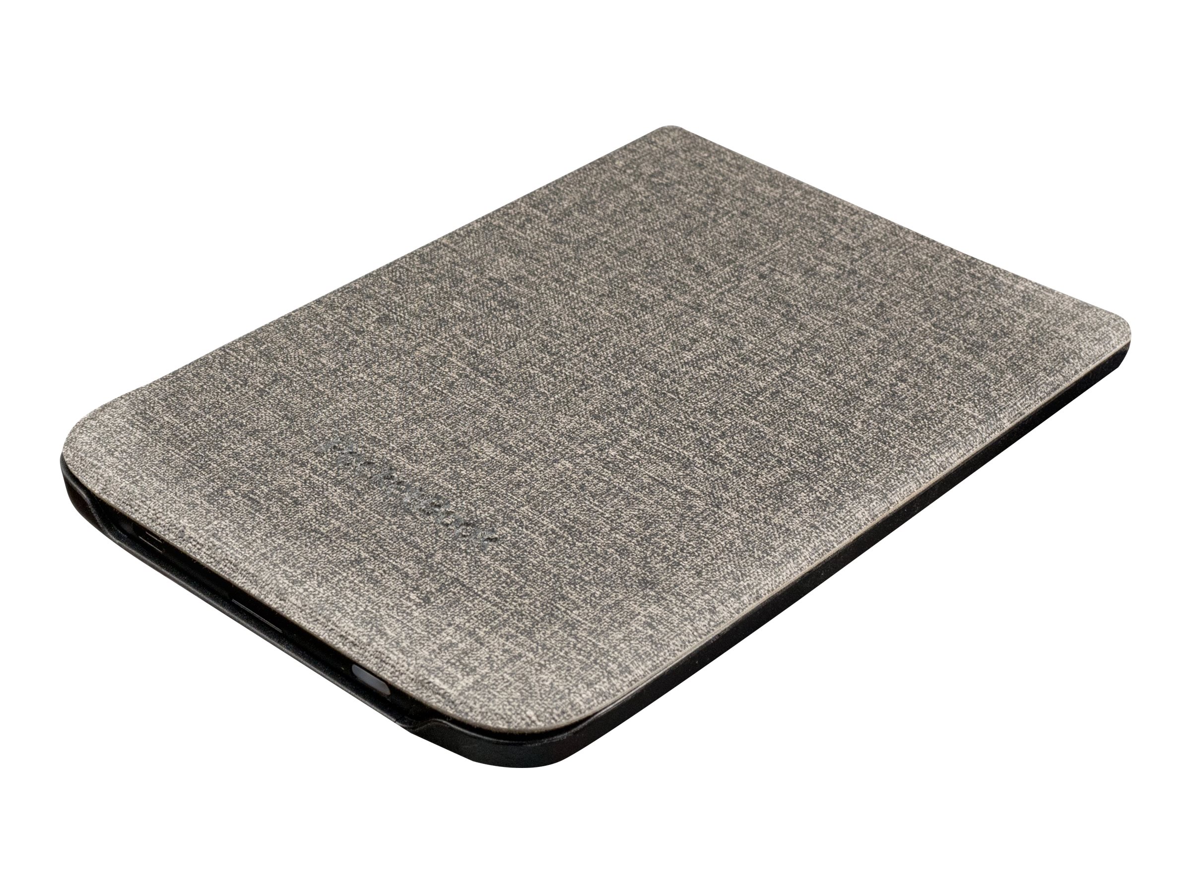 Pocketbook Shell series - Flip-Hülle für eBook-ReaderKunststoff - Polyurethan - Microfiber - Grau - 6" - für PocketBook Basic Lux 2 - Touch Lux 4