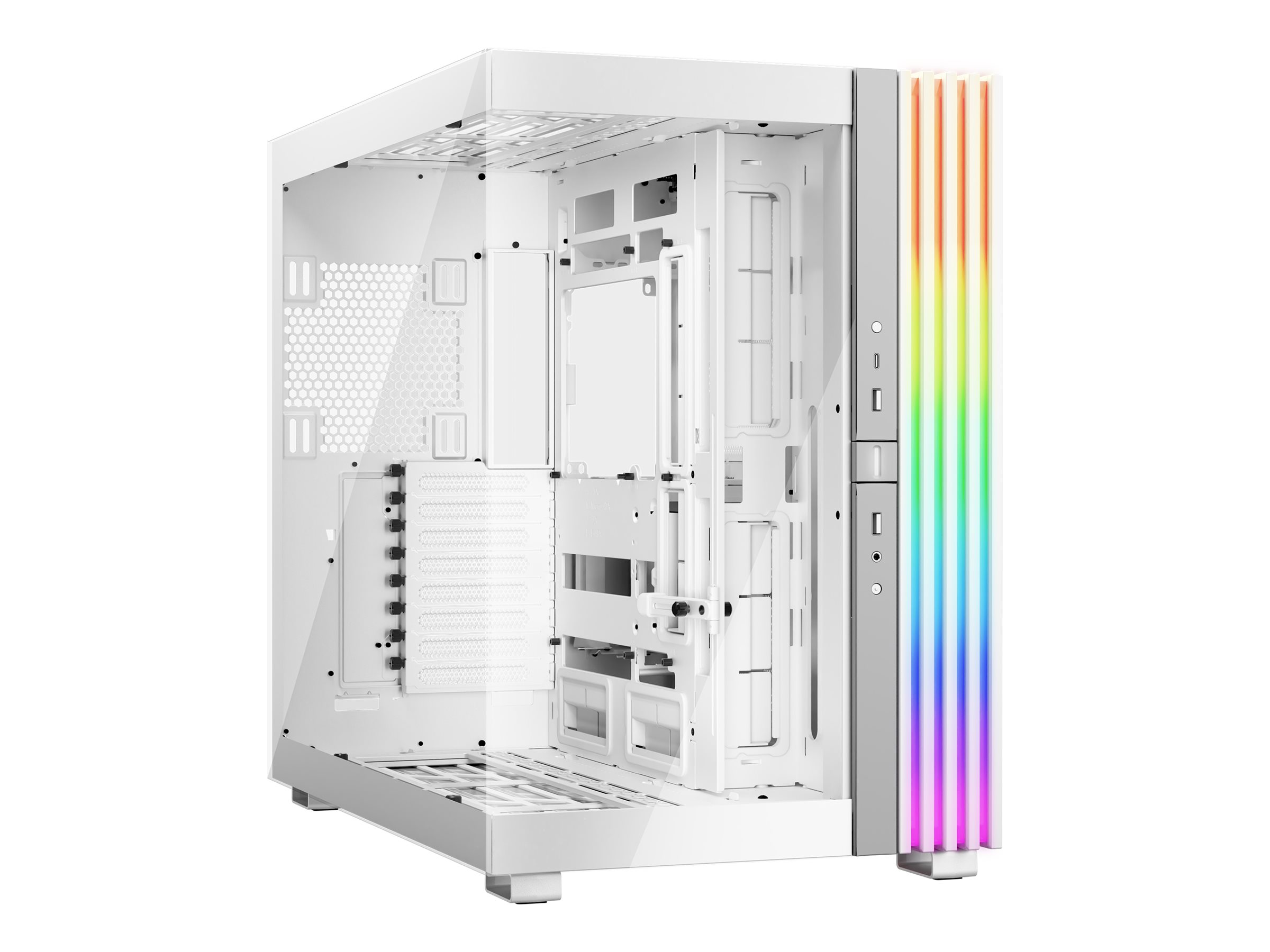 Be Quiet! Light Base 900 DX - FT - E-ATX - Seitenteil mit Fenster (Glas)keine Spannungsversorgung (ATX / PS/2) - weiß - USB/Audio