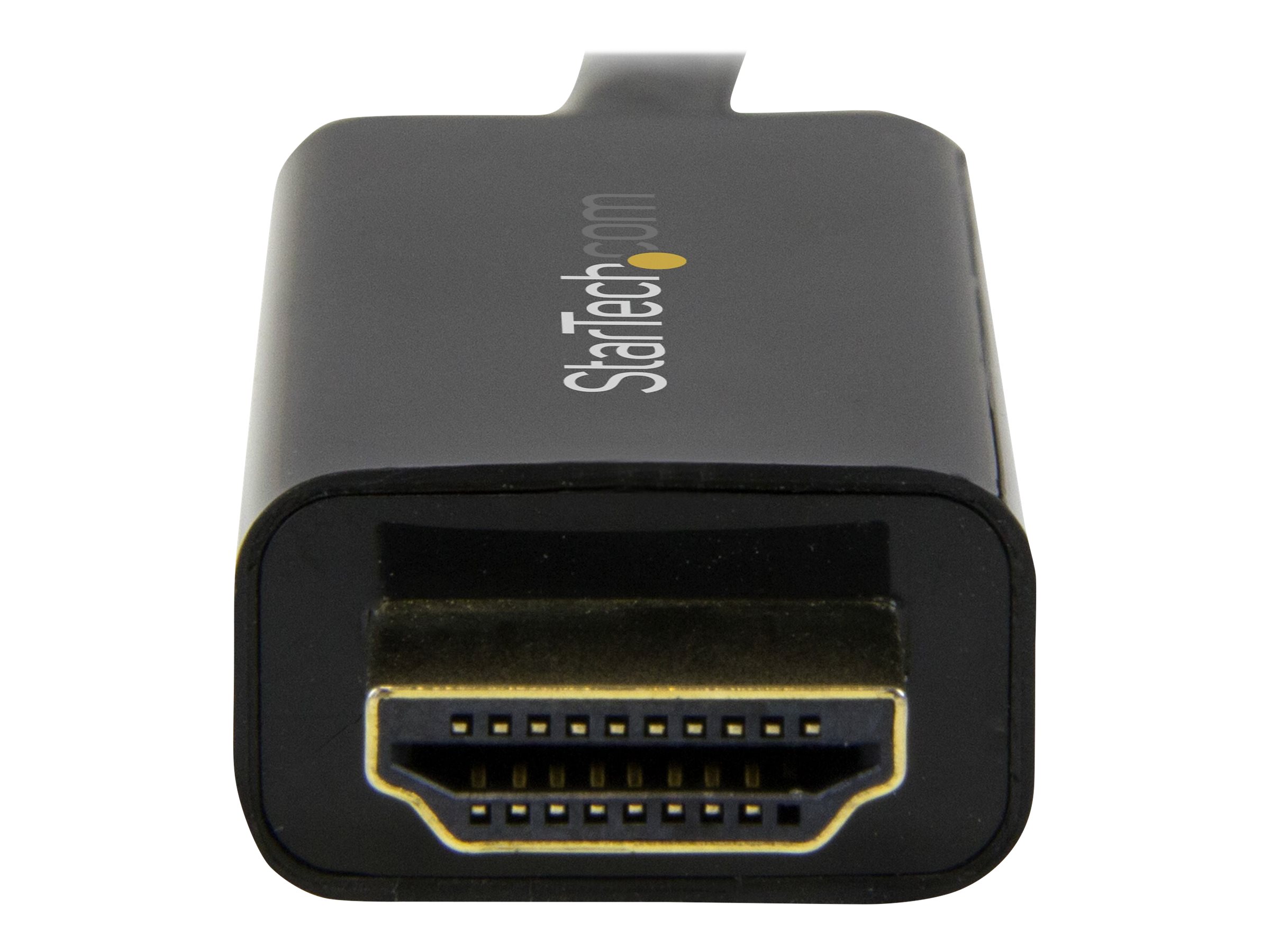 StarTech.com 2m Mini DisplayPort auf HDMI KonverterkabelmDP zu HDMI Adapter mit Kabel Ultra HD 4K - Adapterkabel - Mini DisplayPort männlich zu HDMI männlich - 2 m - Schwarz - 4K Unterstützung