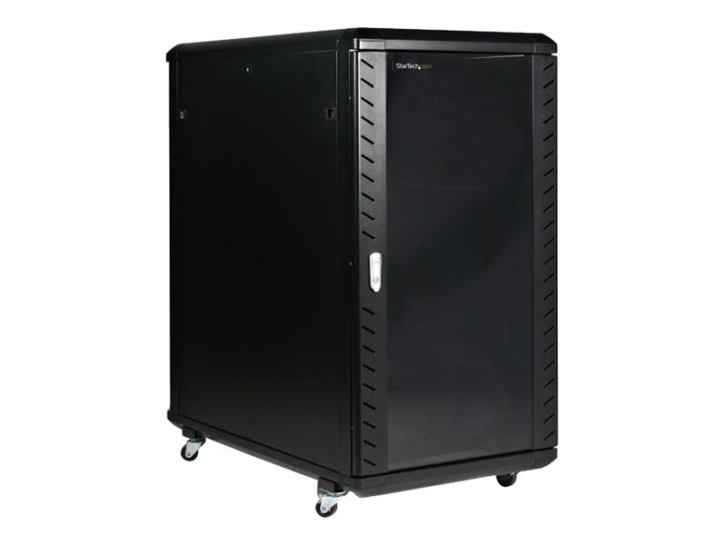 StarTech.com Zerlegbarer 22HE Serverschrank mitRollen - Schrank - 22U - für P/N: CABCAGENUTS6 - CABSCREWM52 - CABSCREWSM6 - CABSCRWM520 - CABSCRWM620 - CABSCRWS1224