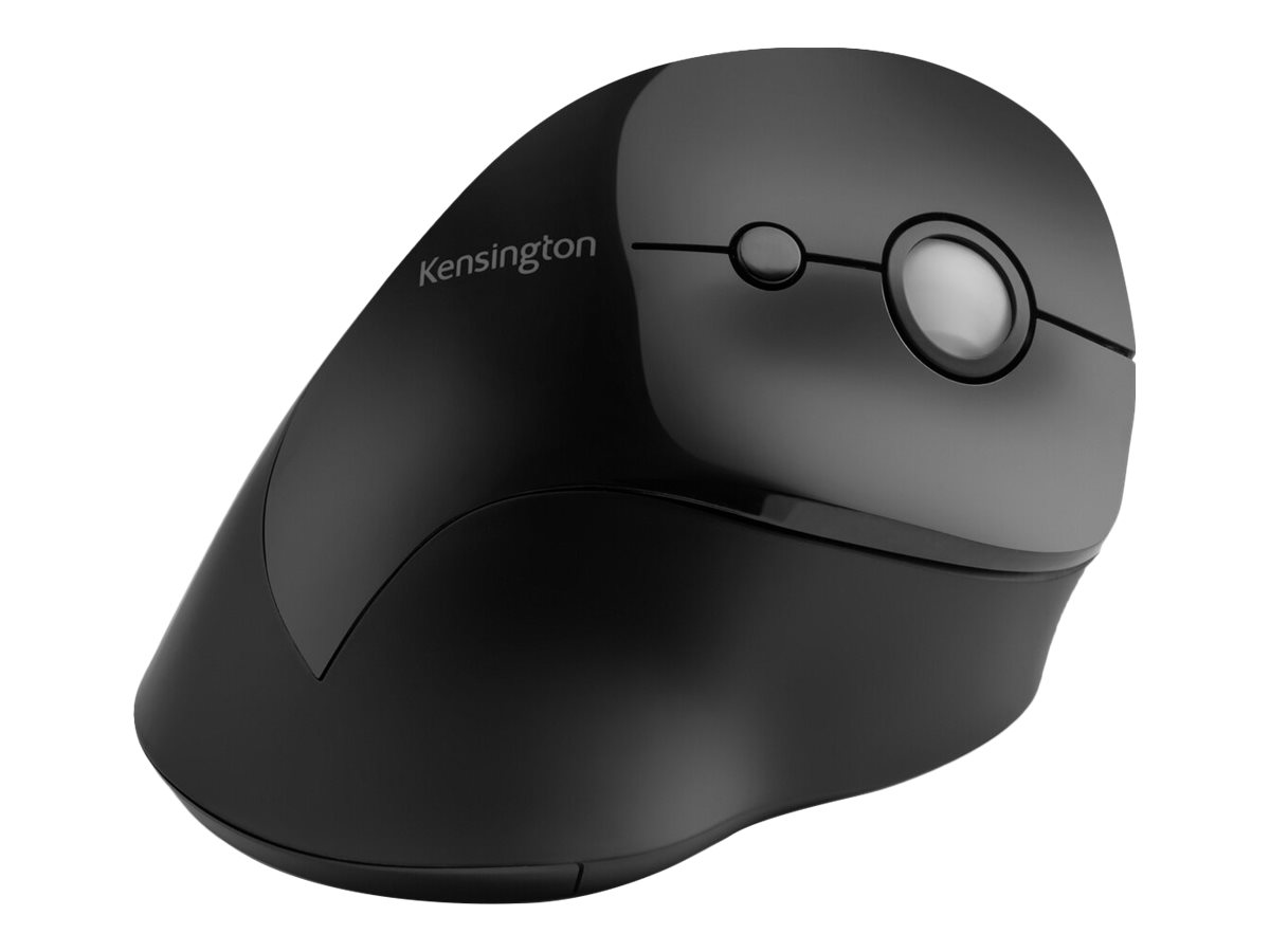Kensington Pro Fit Ergo Vertical Wireless Mouse - Vertikale Maus - ergonomisch - Für Rechtshänder - 6 Tasten - kabellos - 2.4 GHz - kabelloser Empfänger (USB)Schwarz