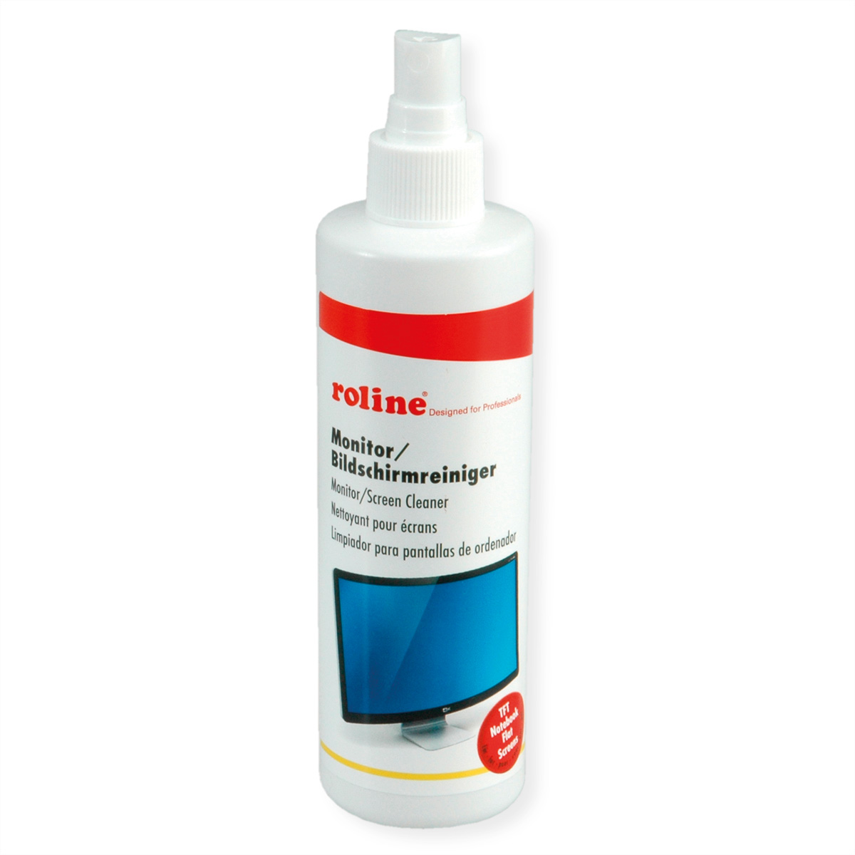 ROLINE Bildschirm-Reinigungsspray - Multicolorr